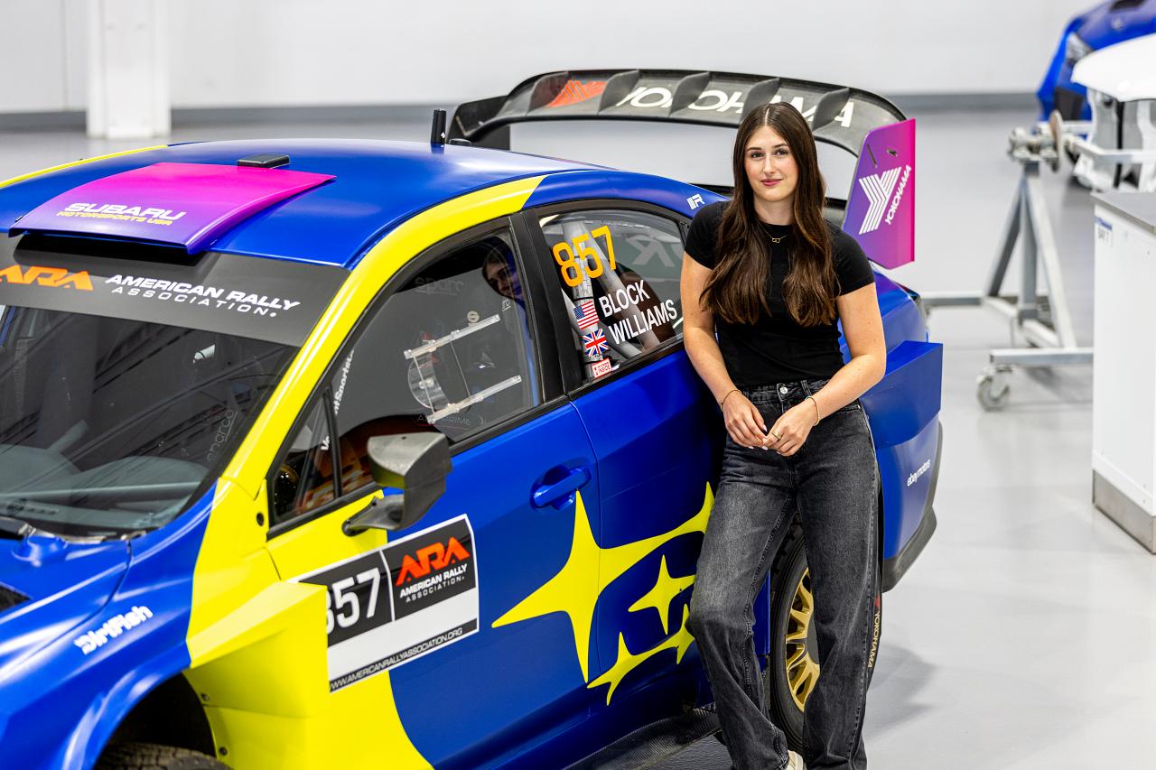 リア・ブロックが「私のルーツ」に回帰。全米ラリー協会の最終戦でスバルUSAのWRX STIをドライブ