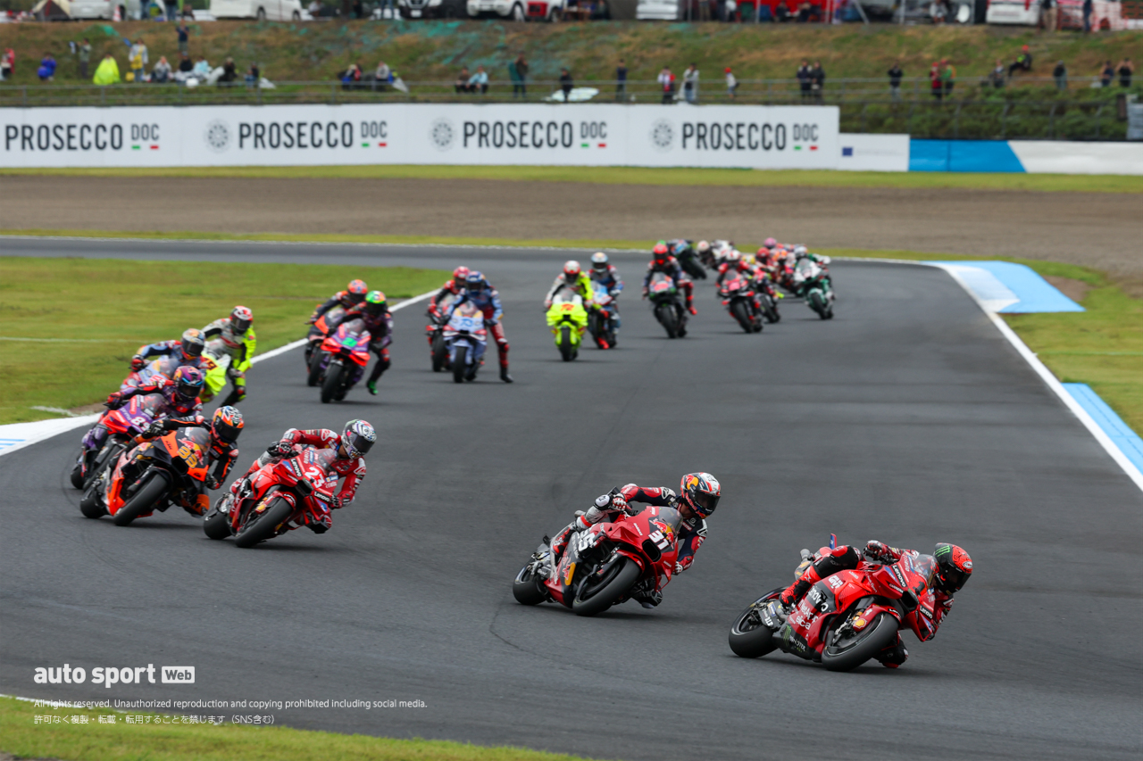 アコスタ痛恨の転倒でバニャイアがスプリント3連勝。中上は接触により無念のリタイア／第16戦日本GP