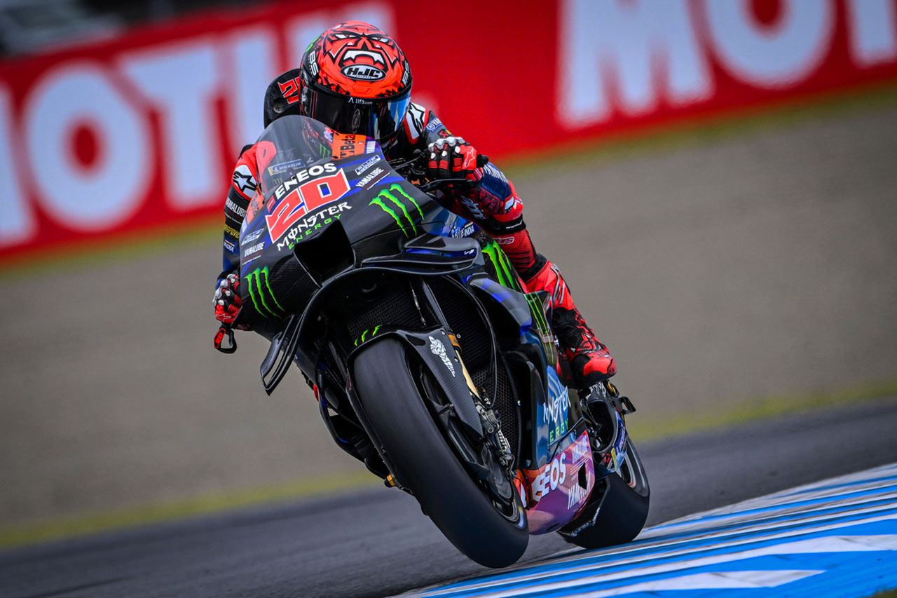 リヤグリップに問題抱えるヤマハ。「上位にはほど遠いけど改善が見られた」と解決への糸口か／第16戦日本GP