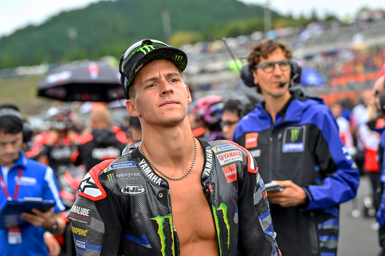 リヤグリップに問題抱えるヤマハ。「上位にはほど遠いけど改善が見られた」と解決への糸口か／第16戦日本GP