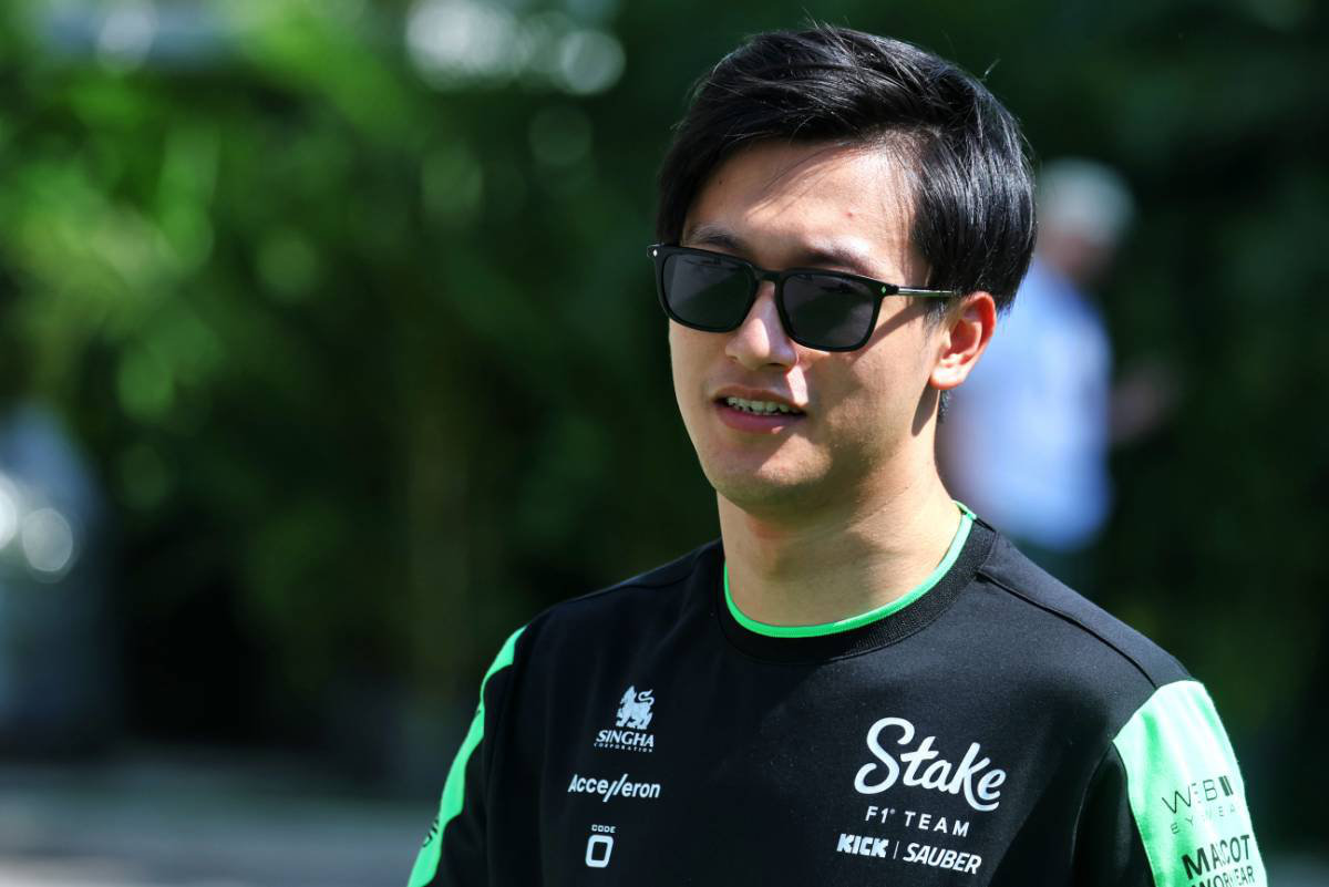 2024年F1第18戦シンガポールGP　周冠宇（キック・ザウバー）