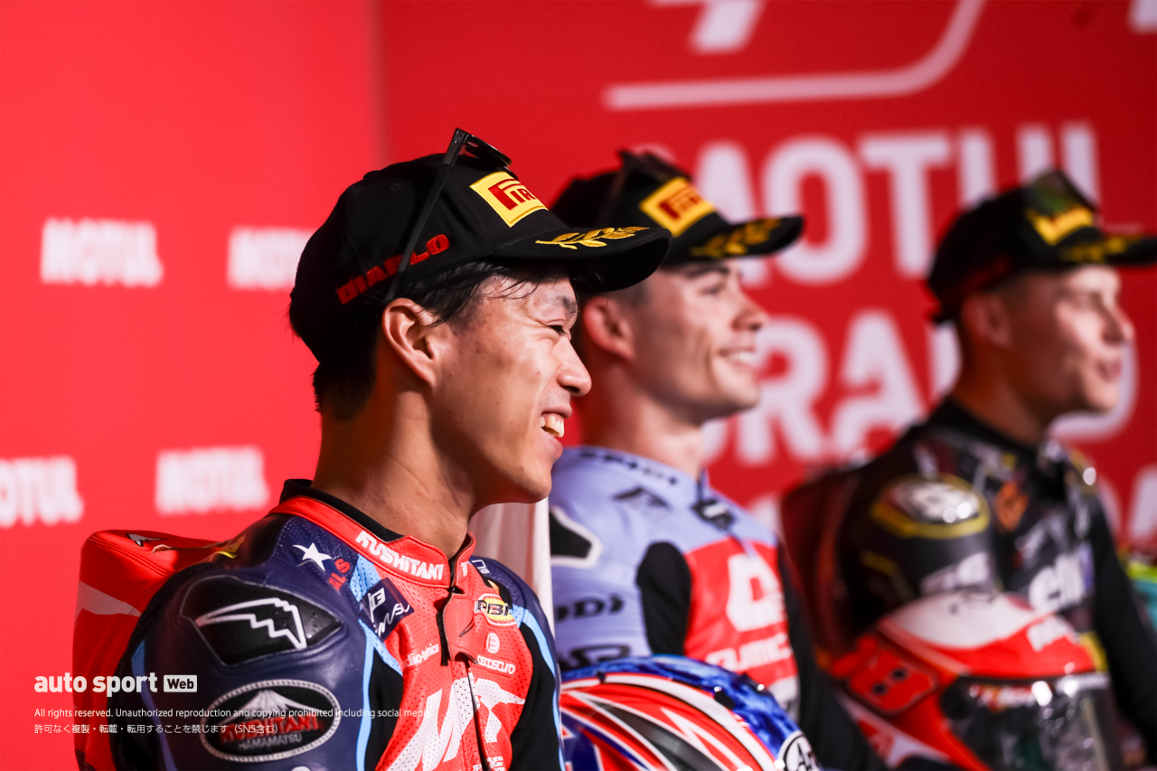 小椋藍、タイヤ戦略が功を奏し2位獲得 「雨が止んだ瞬間に攻められる！ と思った」／第16戦日本GP