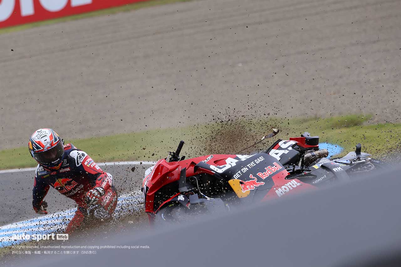 ”ちょっとしたミス“でまたも転倒のアコスタ「今年最高のフィーリングでドゥカティに近づいた」と初優勝に自信／第16戦日本GP