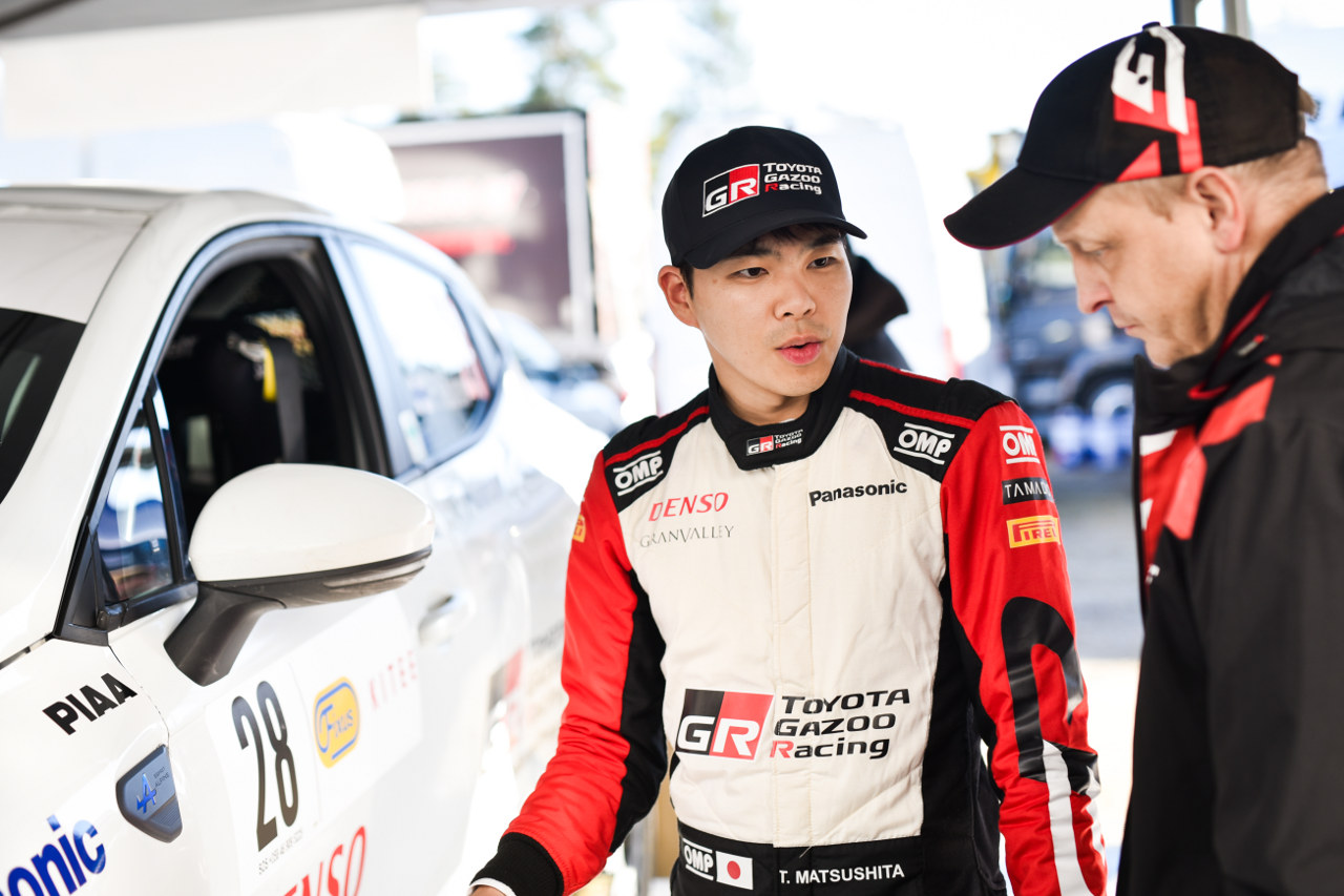 トヨタ育成3期生の後藤正太郎と松下拓未が高速グラベルラリーに挑戦。地元北欧ドライバーに並ぶ勢いも