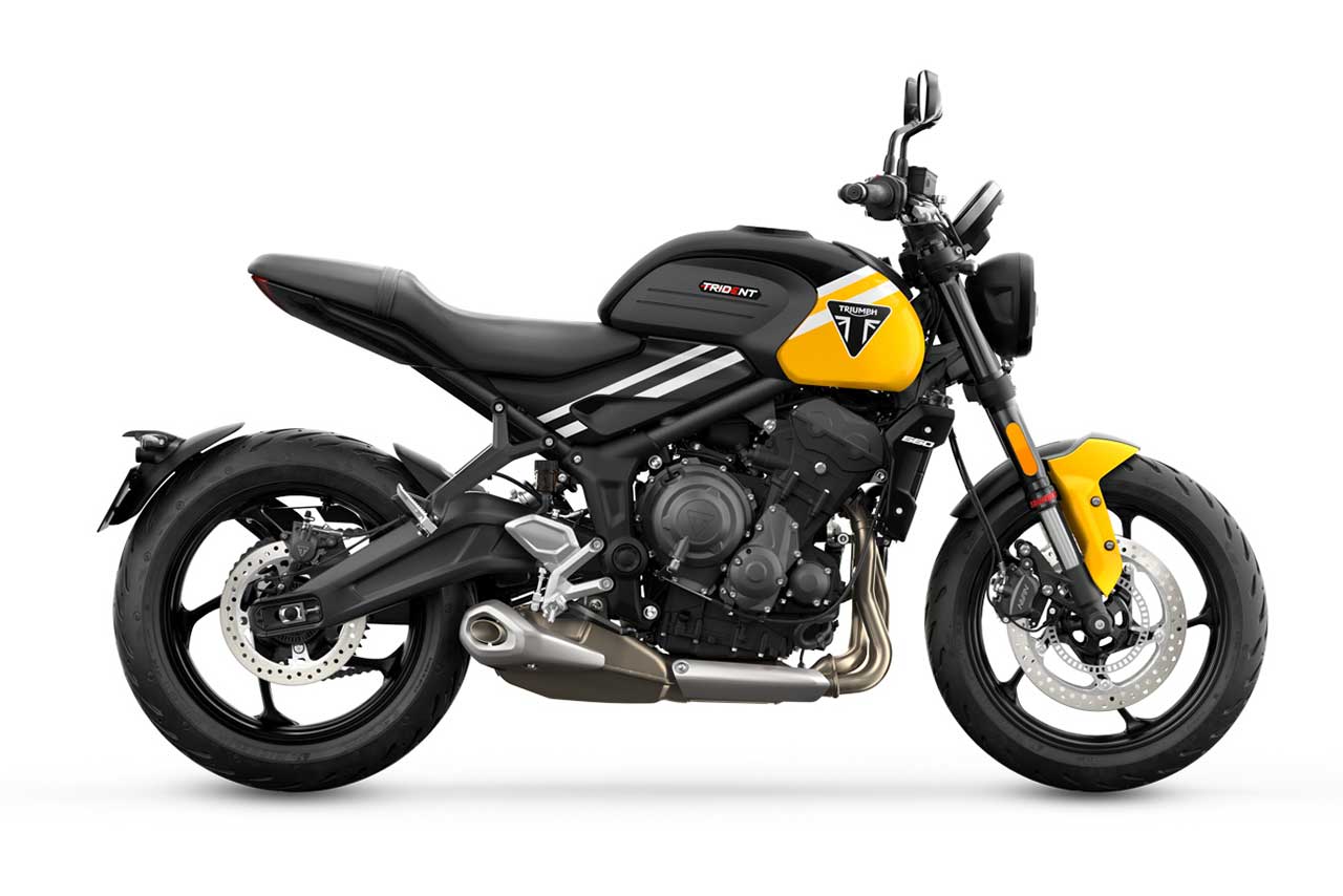 トライアンフ、新型トライデント660を発表。装備の大幅アップデートと新色が追加され、2024年冬以降に発売予定