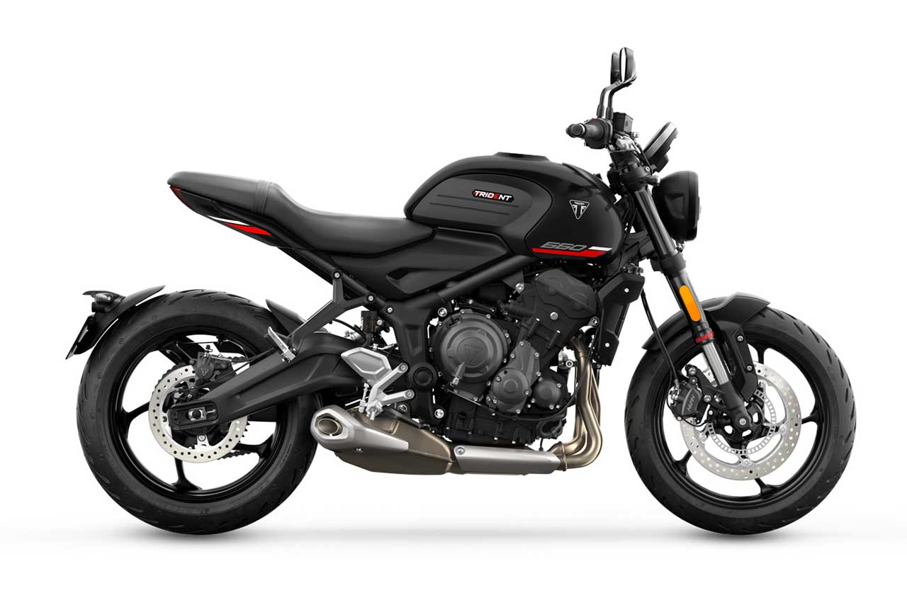 トライアンフ、新型トライデント660を発表。装備の大幅アップデートと新色が追加され、2024年冬以降に発売予定