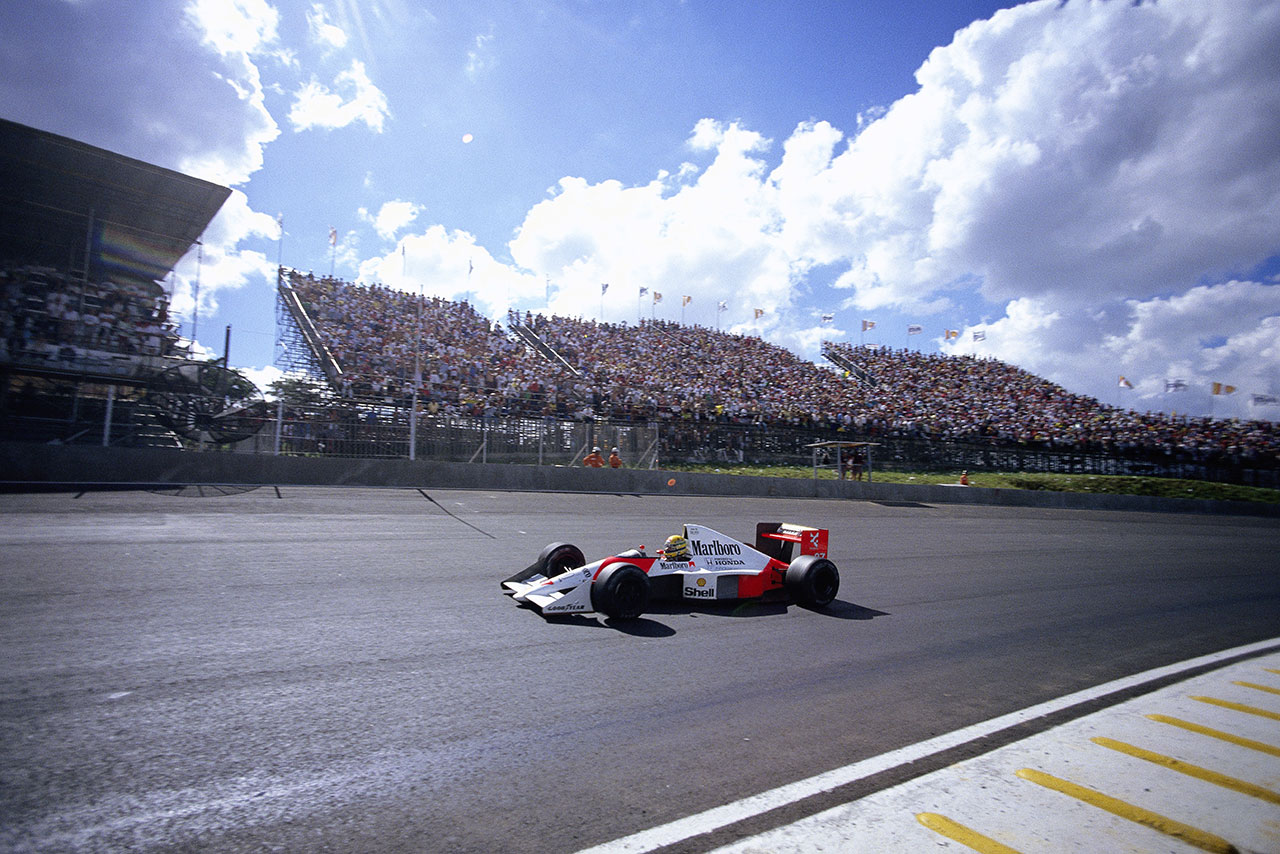 1990年F1第1戦ブラジルGP アイルトン・セナ（マクラーレン・ホンダ）