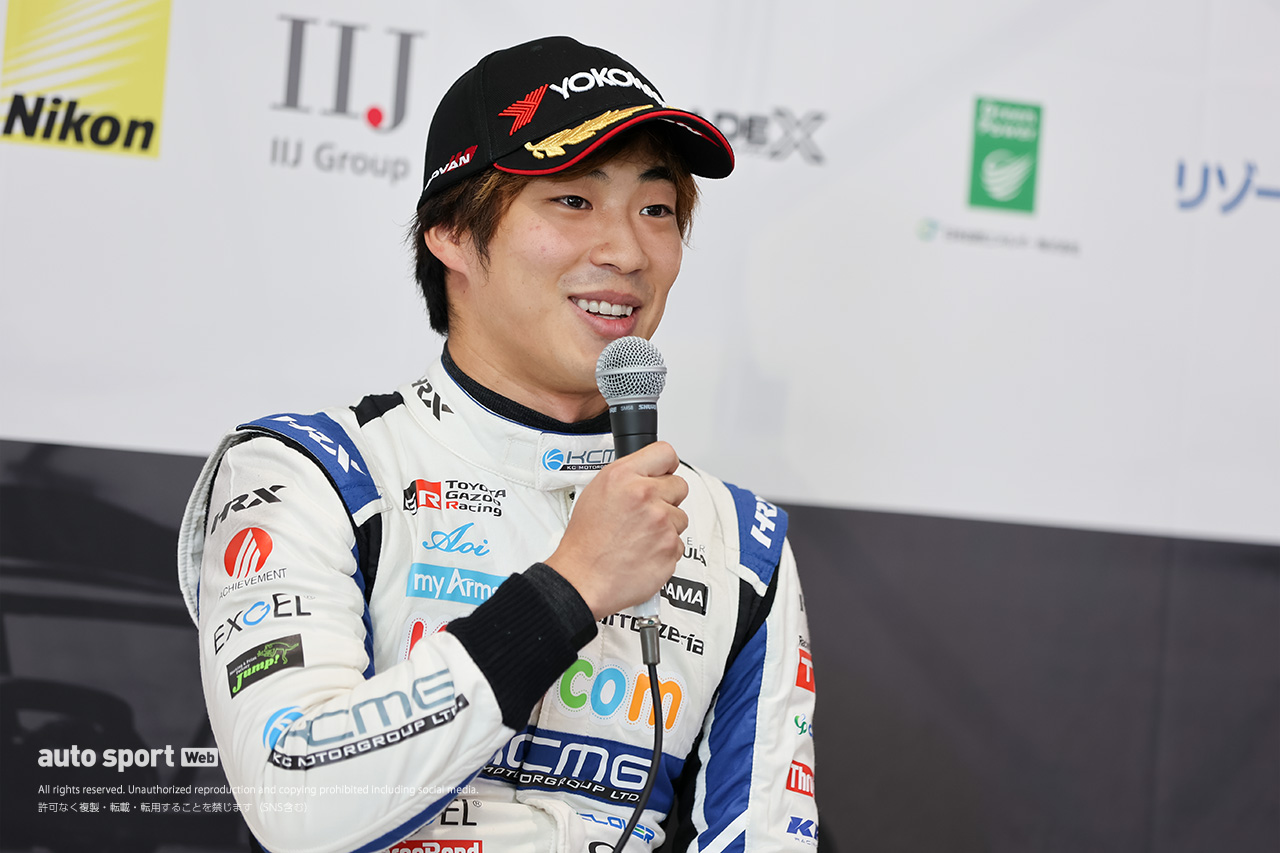 2度目のポールも「今回は厳しいと思っていた」と福住仁嶺。太田格之進「勝たないとストーリーが完結しない」【第6戦予選会見】