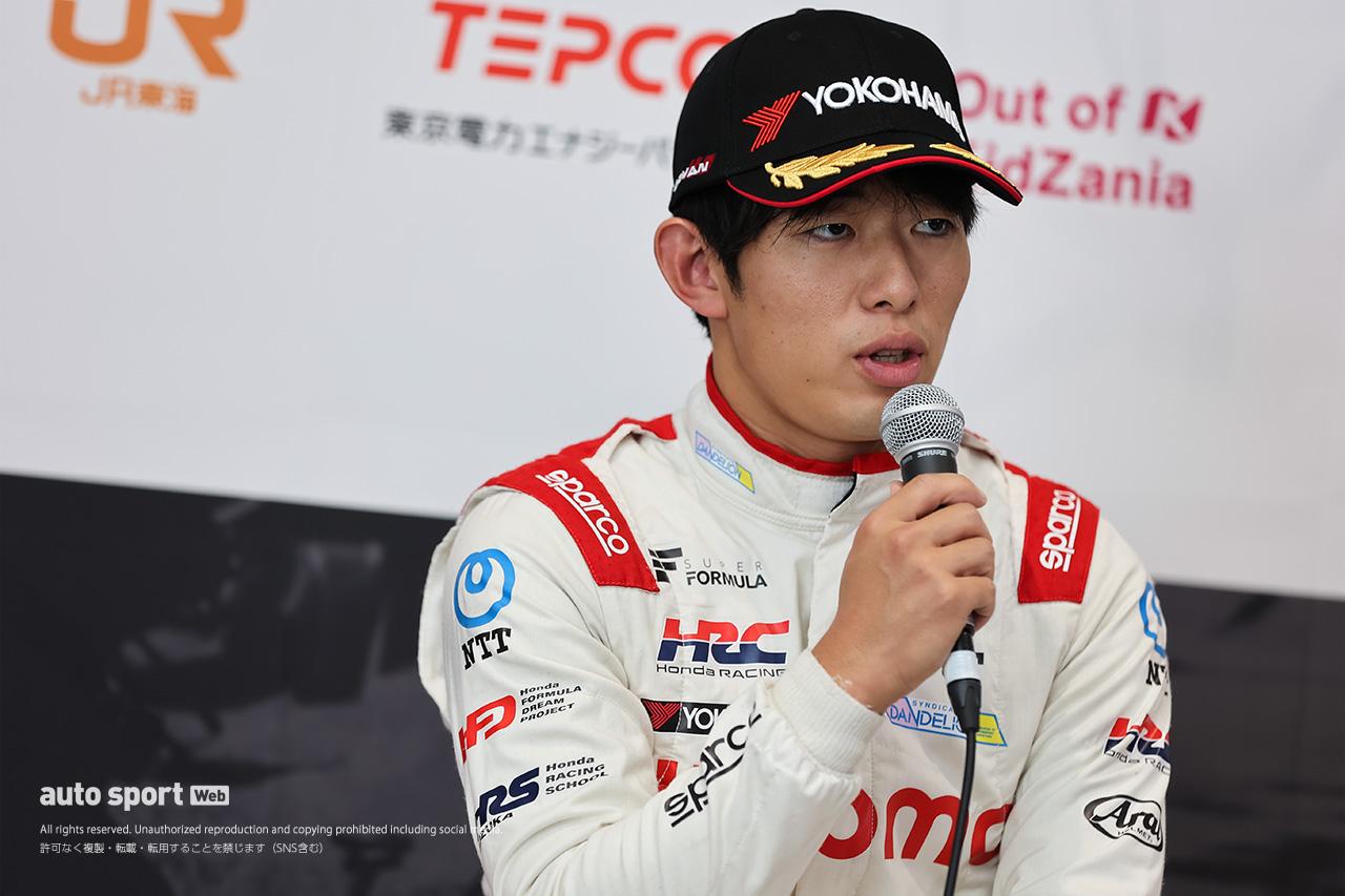 2度目のポールも「今回は厳しいと思っていた」と福住仁嶺。太田格之進「勝たないとストーリーが完結しない」【第6戦予選会見】