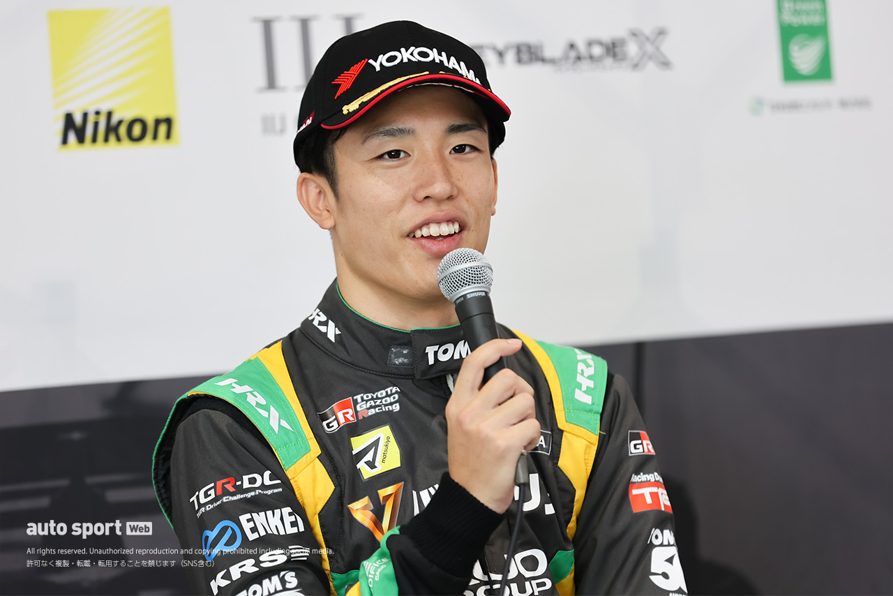 「気を引き締めて」週末2連勝を狙う坪井翔。2番手の野尻智紀「決勝はいかに彼を苦しめられるか」【第7戦予選会見】