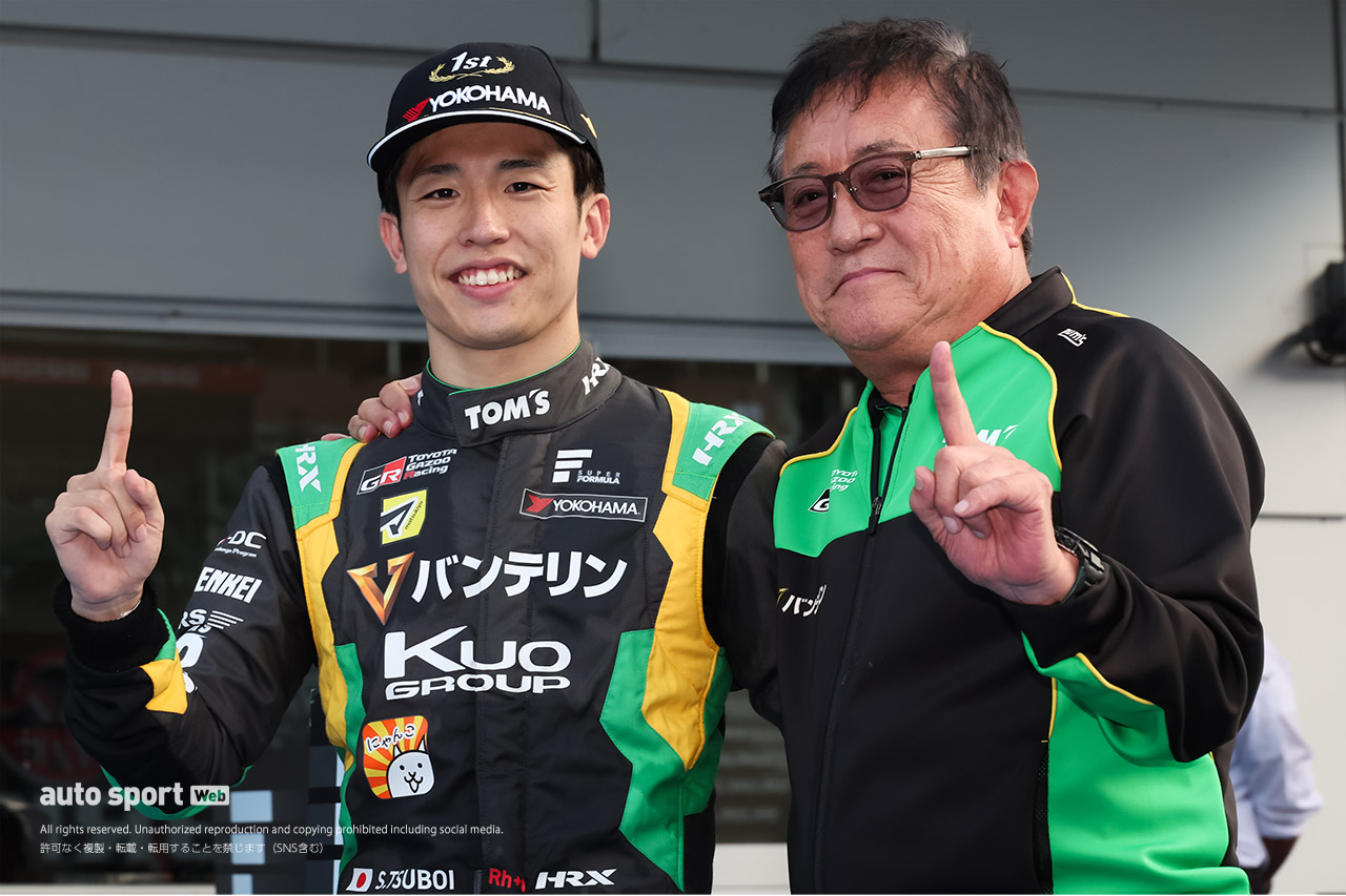 3度のSCも追い風に。新“富士マイスター”坪井がポール・トゥ・ウインで完勝【第7戦決勝】