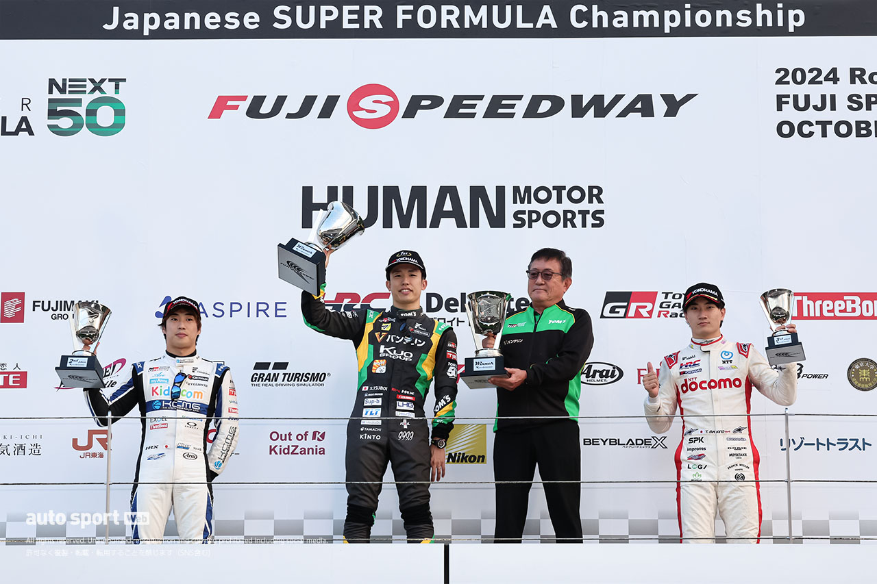 3度のSCも追い風に。新“富士マイスター”坪井がポール・トゥ・ウインで完勝【第7戦決勝】