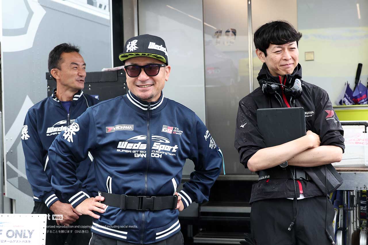 坂東正敬監督（WedsSport ADVAN GR Supra）