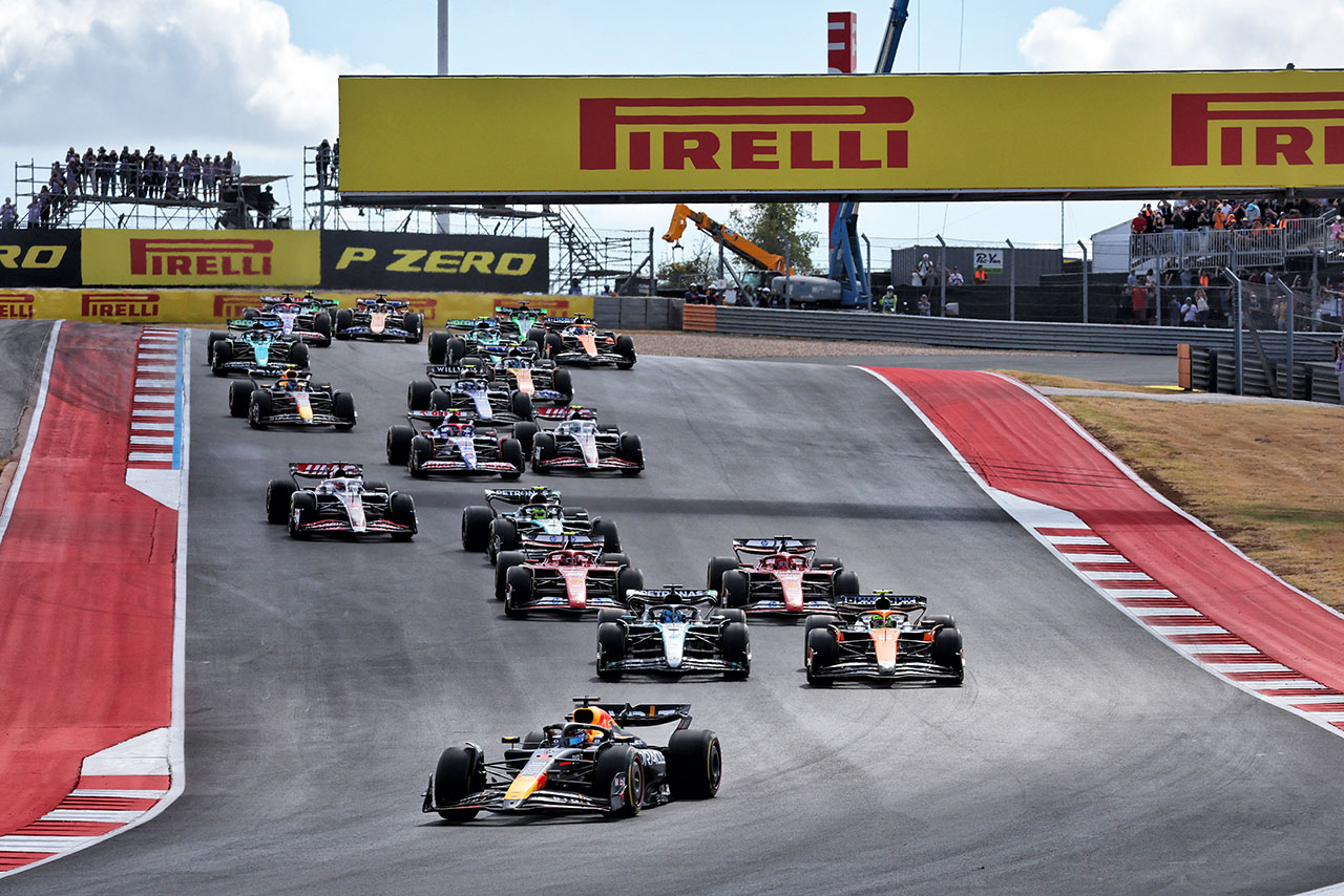 2024年F1第19戦アメリカGP　スプリントのスタート