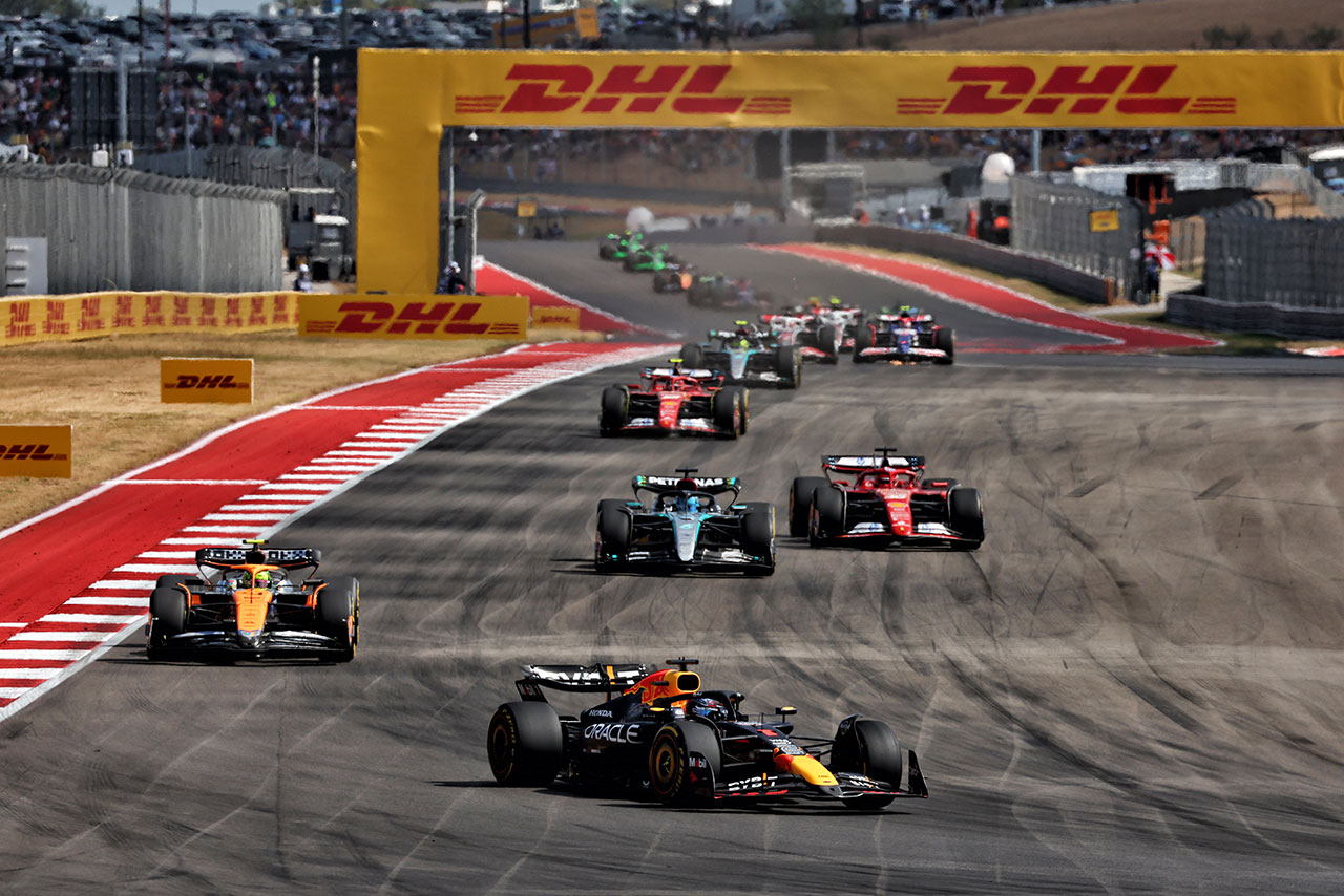 2024年F1第19戦アメリカGPスプリント　マックス・フェルスタッペン（レッドブル）