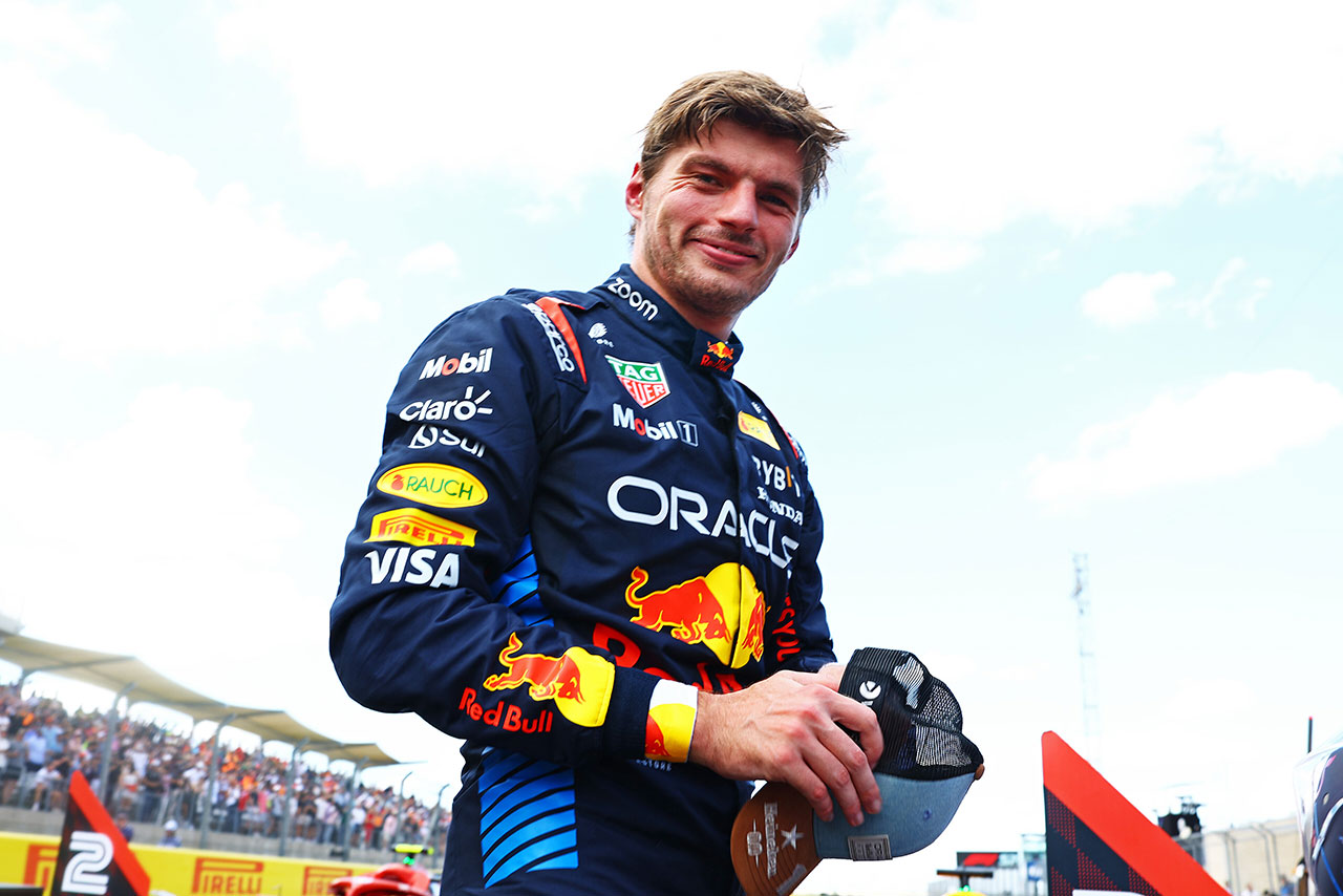2024年F1第19戦アメリカGPスプリントを制したマックス・フェルスタッペン（レッドブル）