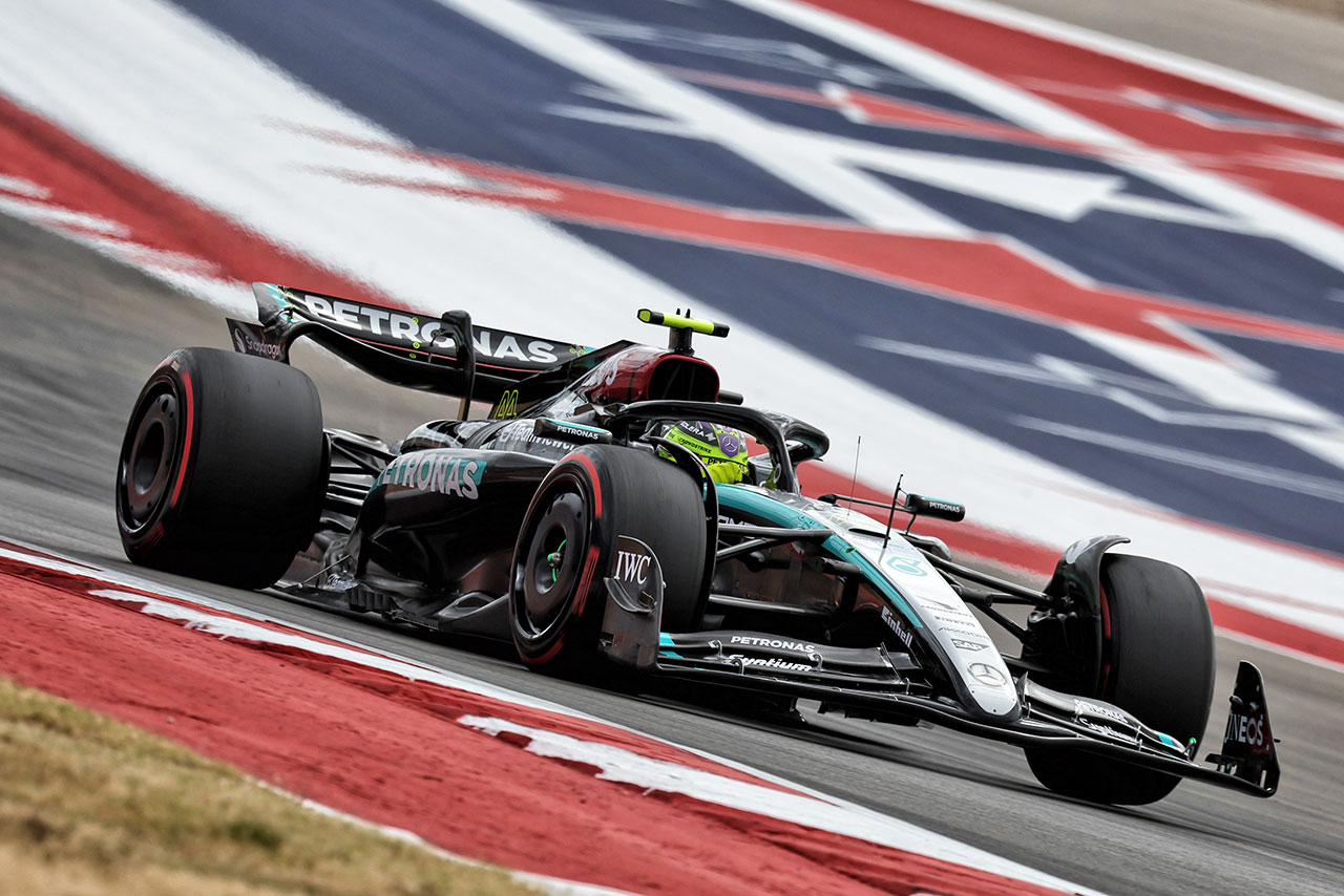2024年F1第19戦アメリカGP　ルイス・ハミルトン（メルセデス）