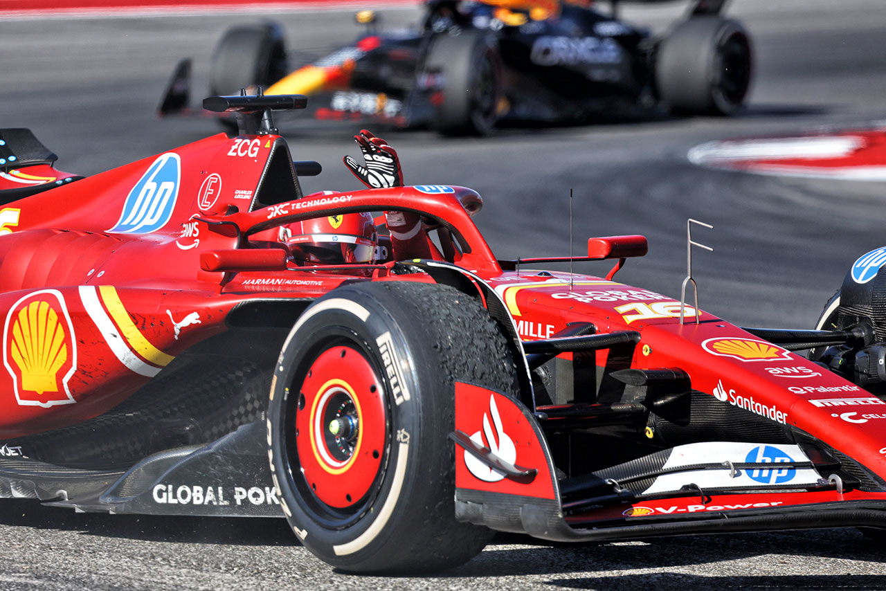 2024年F1第19戦アメリカGP　シャルル・ルクレール（フェラーリ）