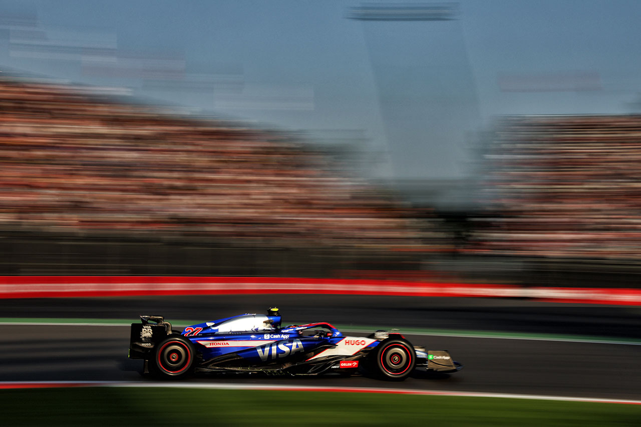 2024年F1第20戦メキシコシティGP　角田裕毅（RB）