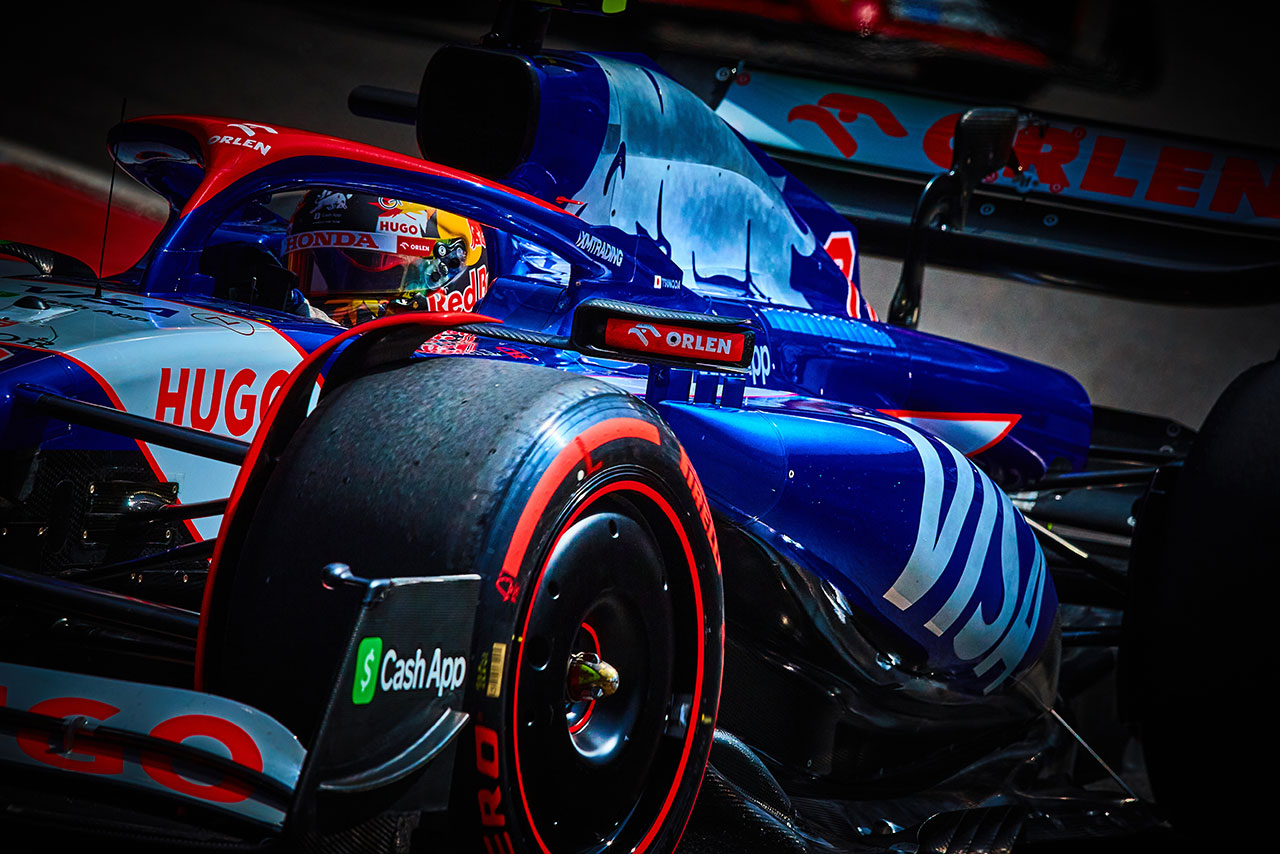 2024年F1第20戦メキシコシティGP　角田裕毅（RB）