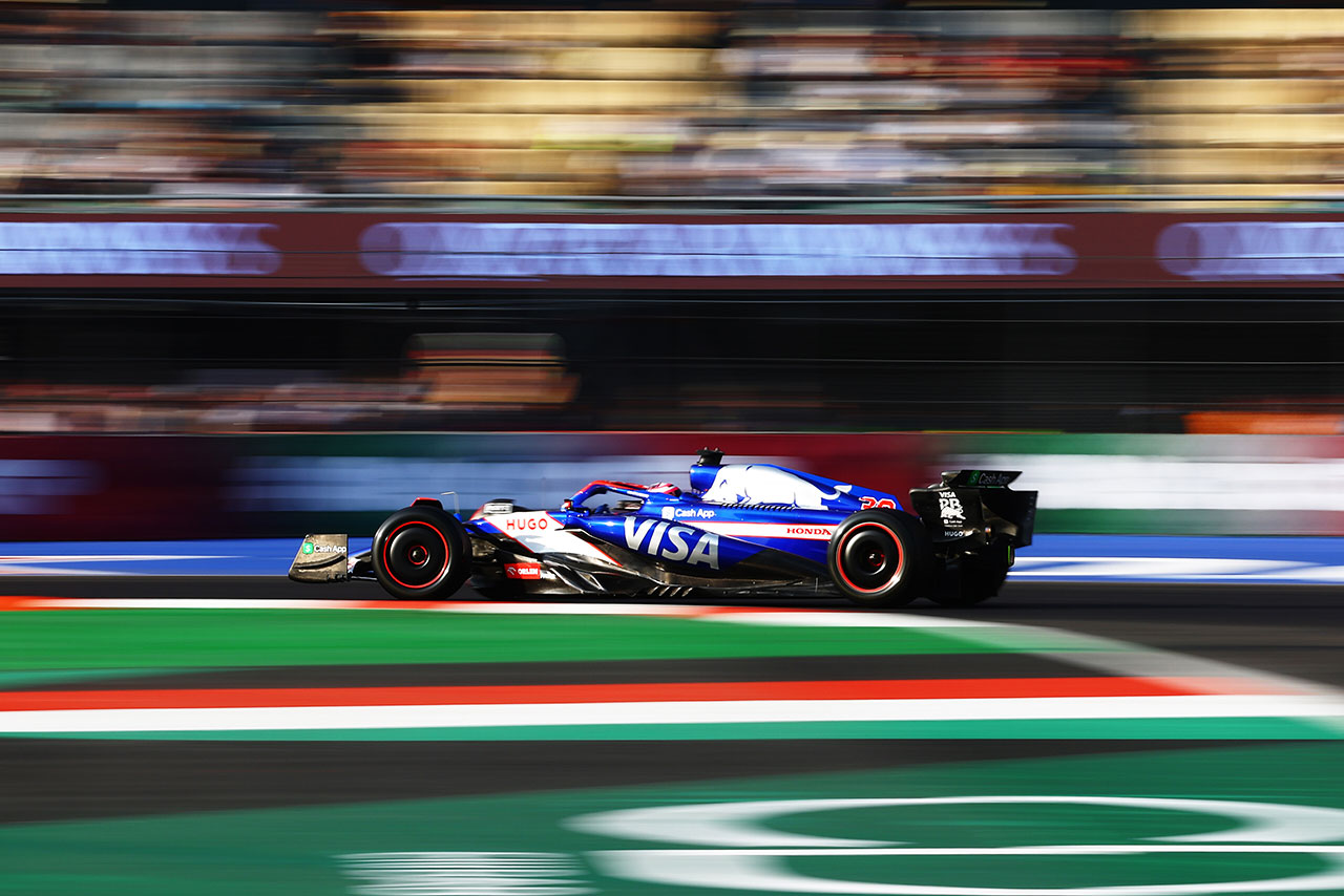 2024年F1第20戦メキシコシティGP　リアム・ローソン（RB）