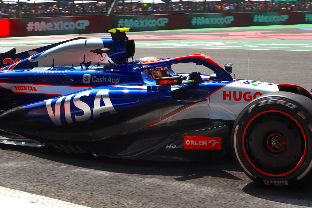2024年F1第20戦メキシコシティGP　角田裕毅（RB）