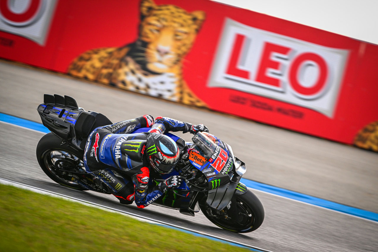 ヤマハ：クアルタラロが予選2列目獲得もスプリントは入賞逃す「1周目を除けば今日はとても良かった」／第18戦タイGP