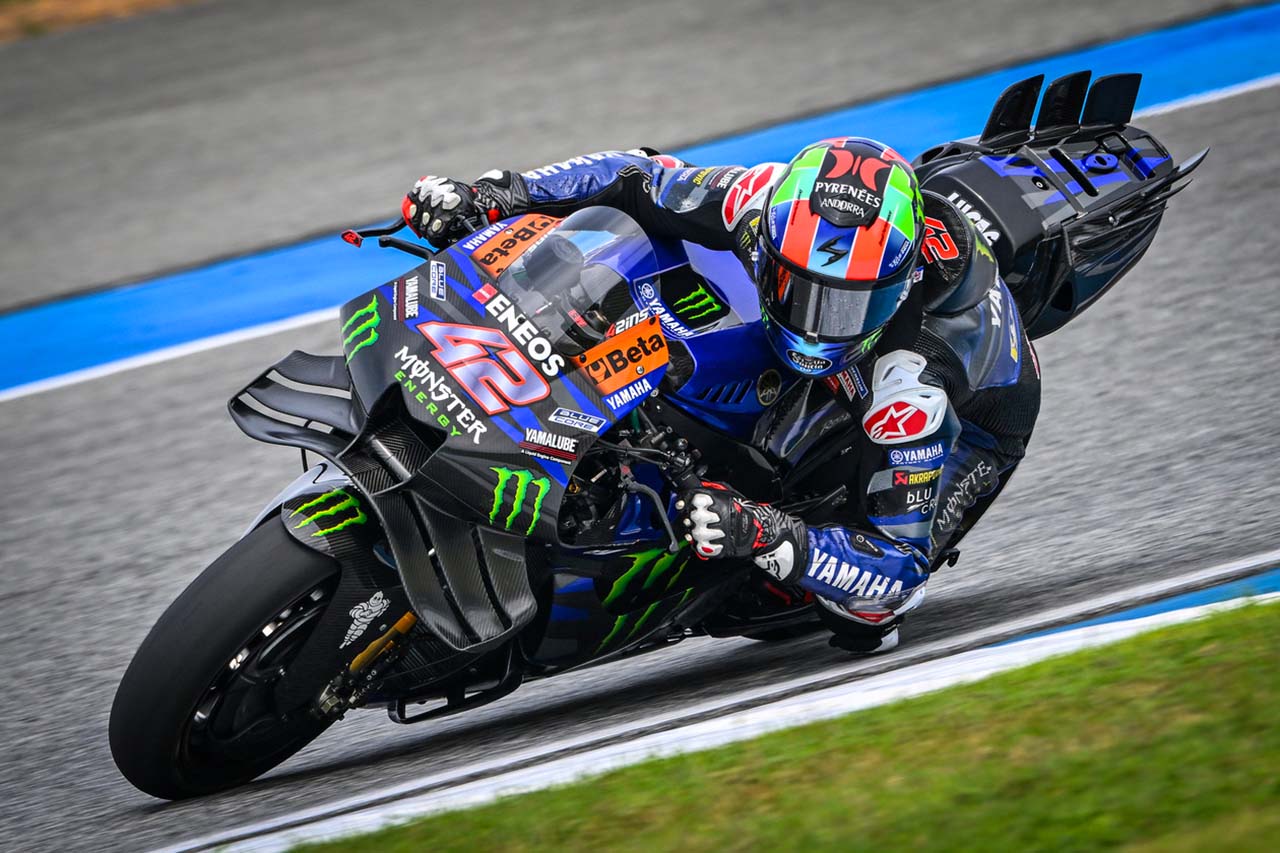 ヤマハ：クアルタラロが予選2列目獲得もスプリントは入賞逃す「1周目を除けば今日はとても良かった」／第18戦タイGP