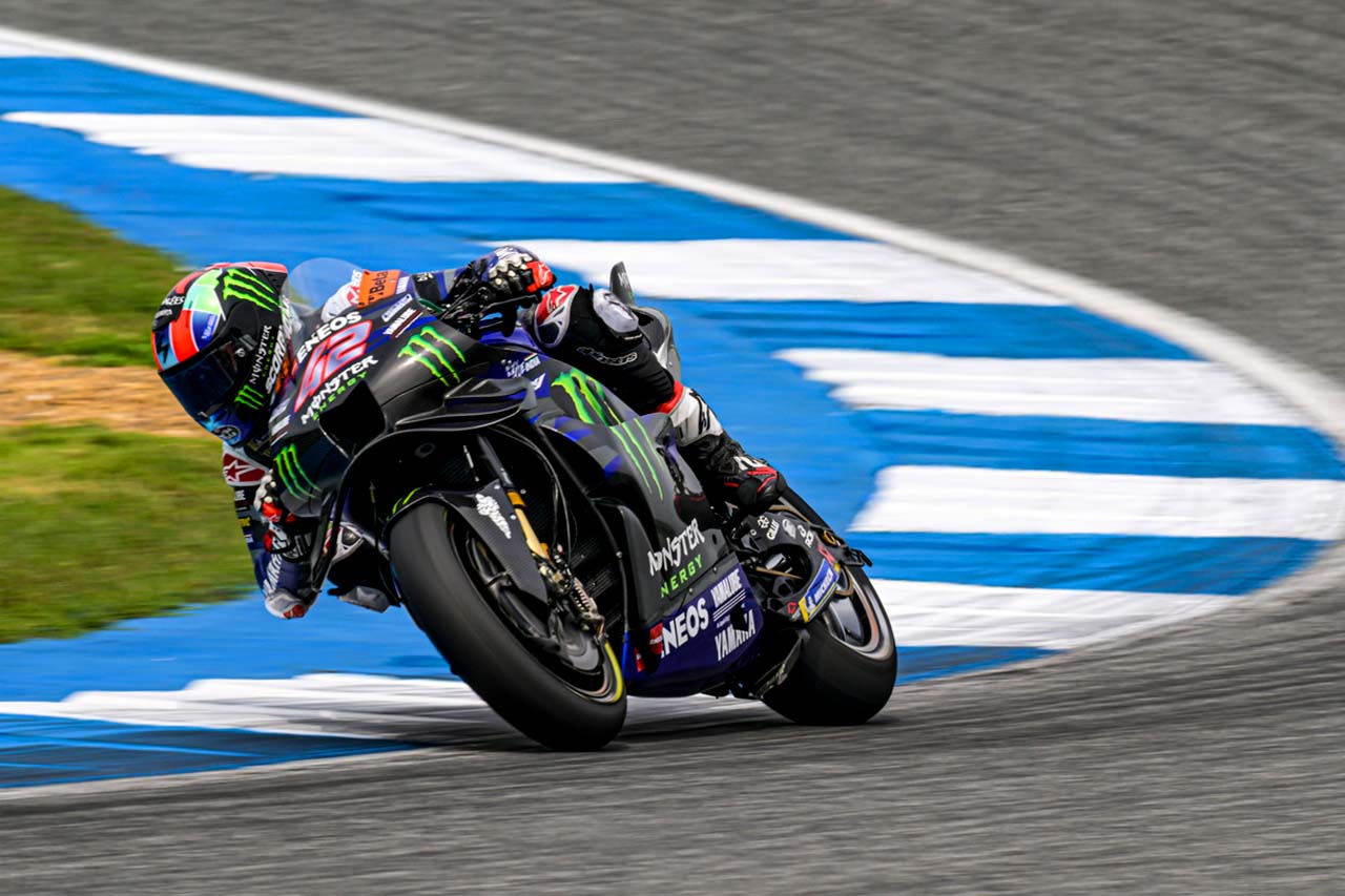 ヤマハ：クアルタラロが予選2列目獲得もスプリントは入賞逃す「1周目を除けば今日はとても良かった」／第18戦タイGP