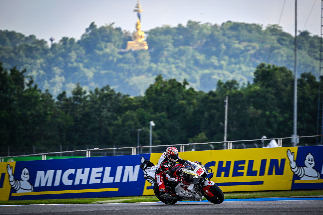 中上貴晶、好スタートを決めたスプリントは序盤からタイヤに苦戦「決勝はタイヤ管理が重要」／第18戦タイGP