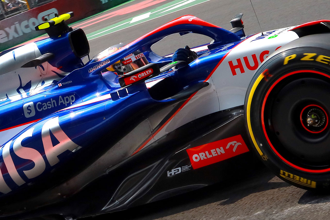 2024年F1第20戦メキシコシティGP　角田裕毅（RB）