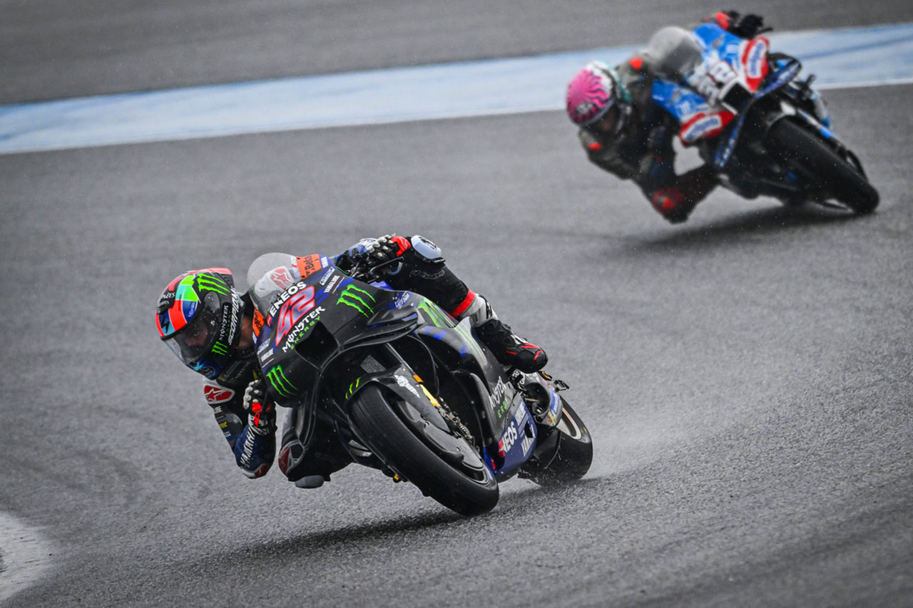 ヤマハ：上位入賞チャンスも不運のクアルタラロ「損傷を考えればペースは良かった」／第18戦タイGP