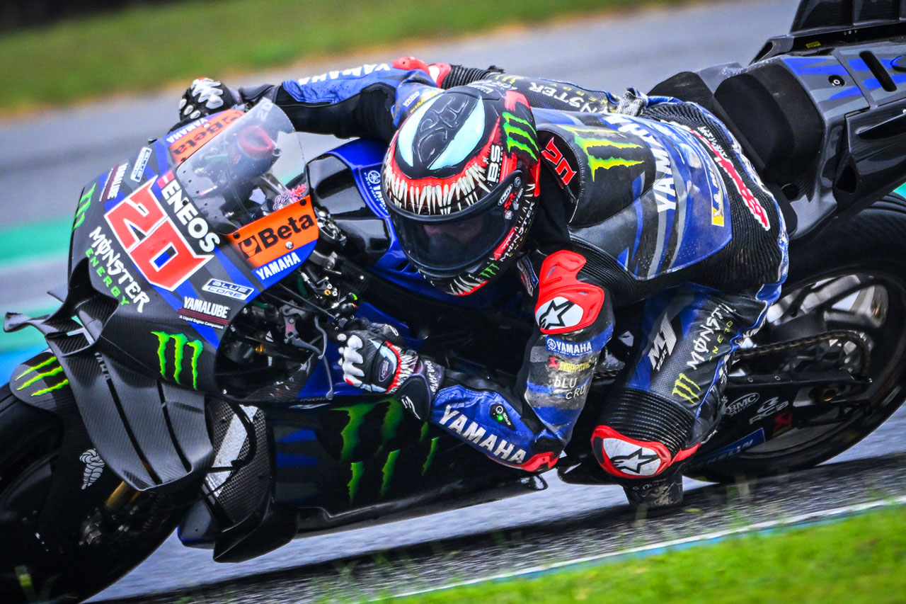 ヤマハ：上位入賞チャンスも不運のクアルタラロ「損傷を考えればペースは良かった」／第18戦タイGP