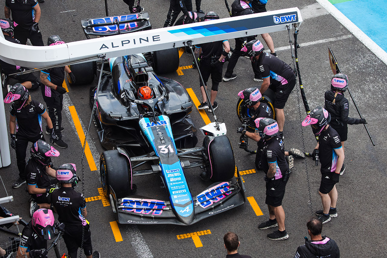 2024年F1第20戦メキシコシティGP　エステバン・オコン（アルピーヌ）