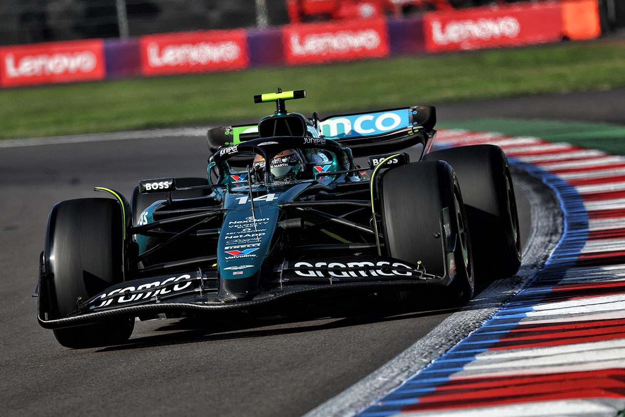 2024年F1第20戦メキシコシティGP　フェルナンド・アロンソ（アストンマーティン）