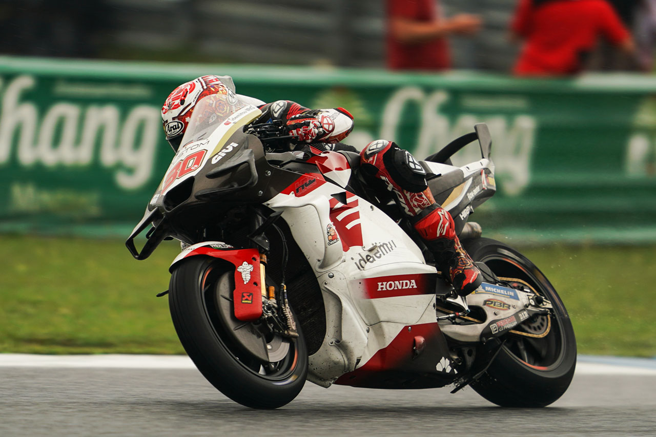 中上貴晶、粘りの走行で最後方からポイント獲得「状況を理解するのに何周か掛かった」／第18戦タイGP