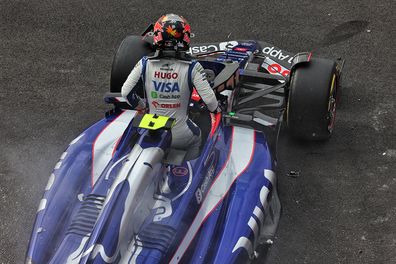 2024年F1第20戦メキシコシティGP　角田裕毅（RB）