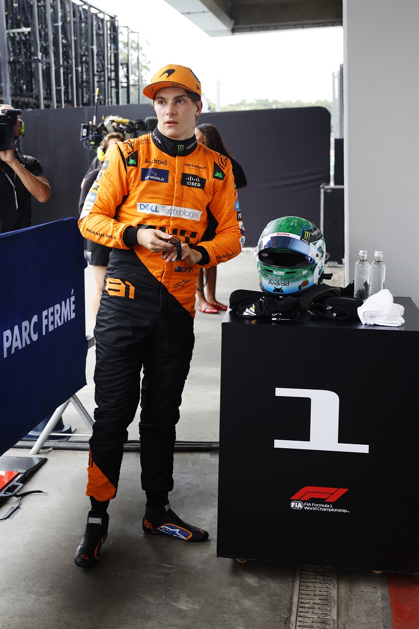 オスカー・ピアストリ（マクラーレン）がスプリント予選でトップ