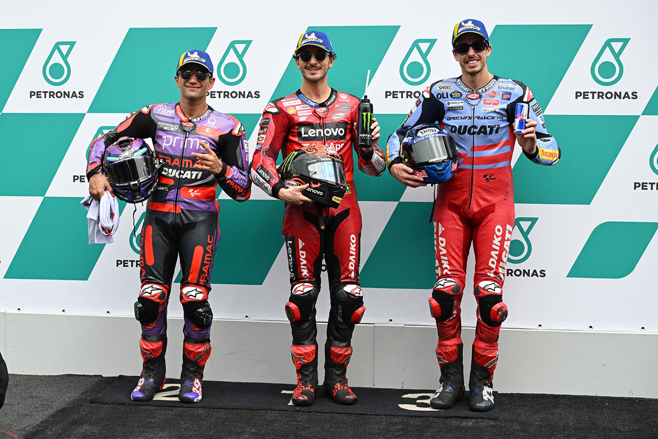 マルティンがスプリント勝利でタイトル獲得に大きく前進。バニャイアは痛恨の転倒リタイア／2024MotoGP第19戦マレーシアGP