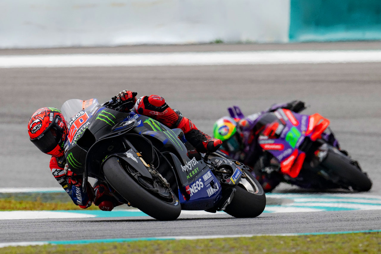 ヤマハ：クアルタラロがスプリントで上位入賞「5人の転倒による5位ではない」／第19戦マレーシアGP