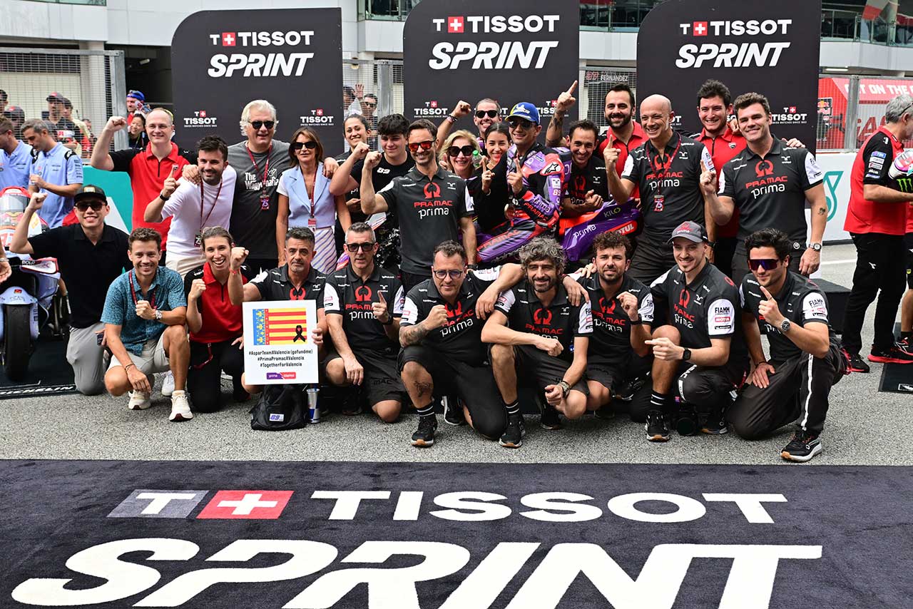 スプリントで勝利したホルヘ・マルティン（プリマ・プラマック・レーシング）／2024MotoGP第19戦マレーシアGP