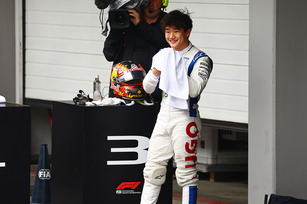 2024年F1第21戦サンパウロGP　予選3番手の角田裕毅（RB）