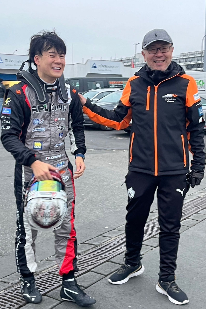 GT300王者、川合孝汰が2度目のニュル挑戦を完遂。24時間耐久へ向けた最上位ライセンス『Permit A』取得へ