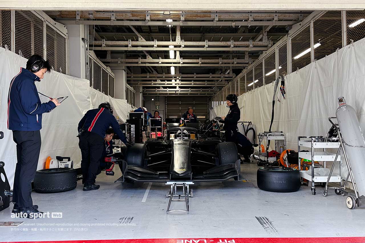 スーパーフォーミュラ HRC開発車両テスト