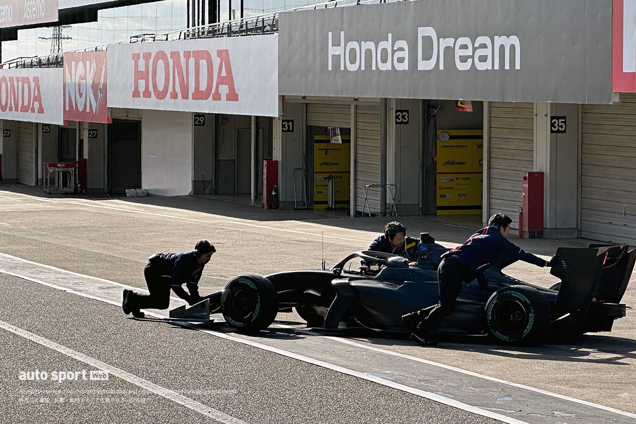 スーパーフォーミュラ HRC開発車両テスト