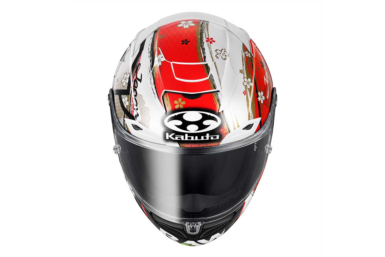 アレイシ・エスパルガロのレプリカヘルメット『KABUTO F-17 Mips ALEIX-JAPAN』