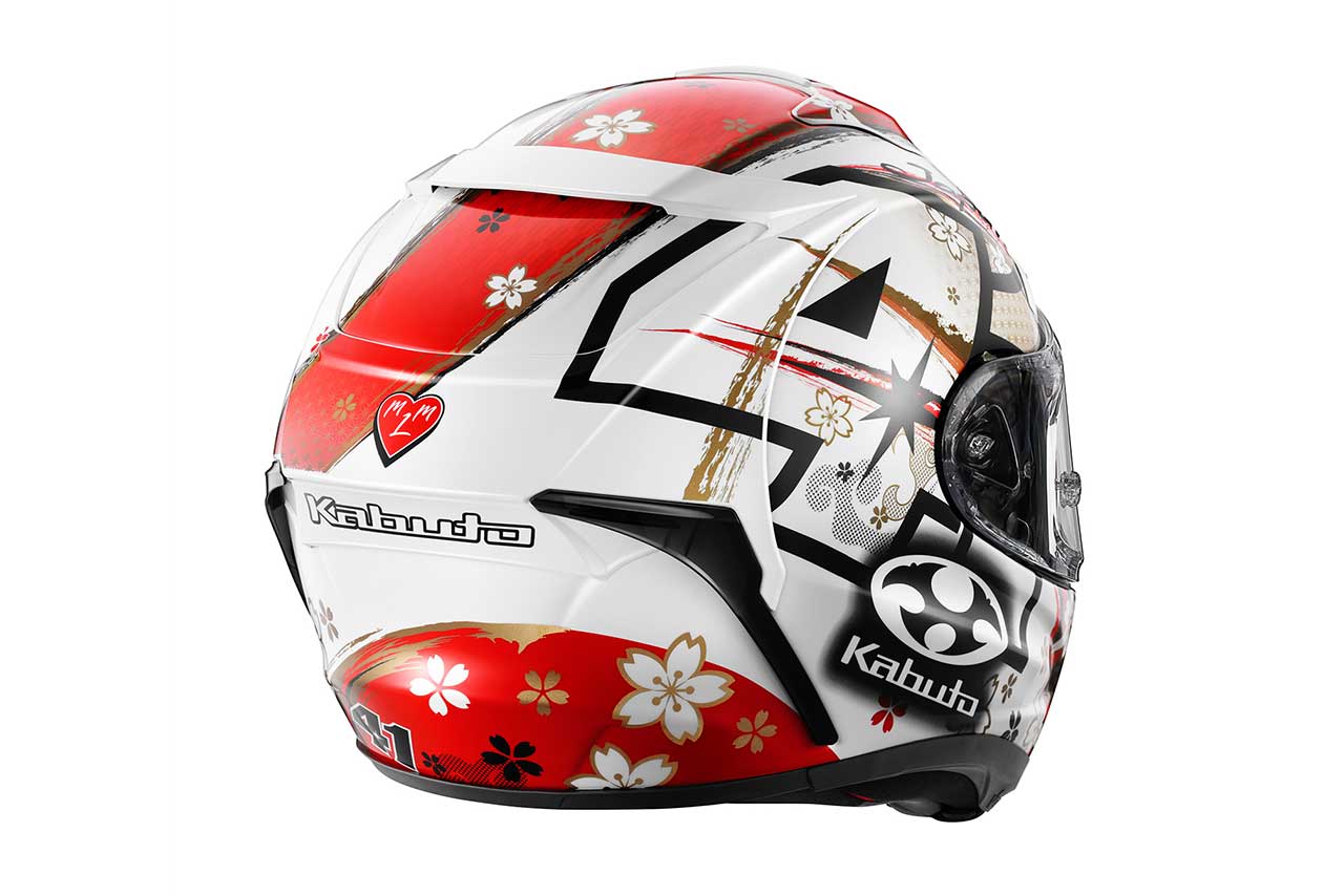 アレイシ・エスパルガロのレプリカヘルメット『KABUTO F-17 Mips ALEIX-JAPAN』