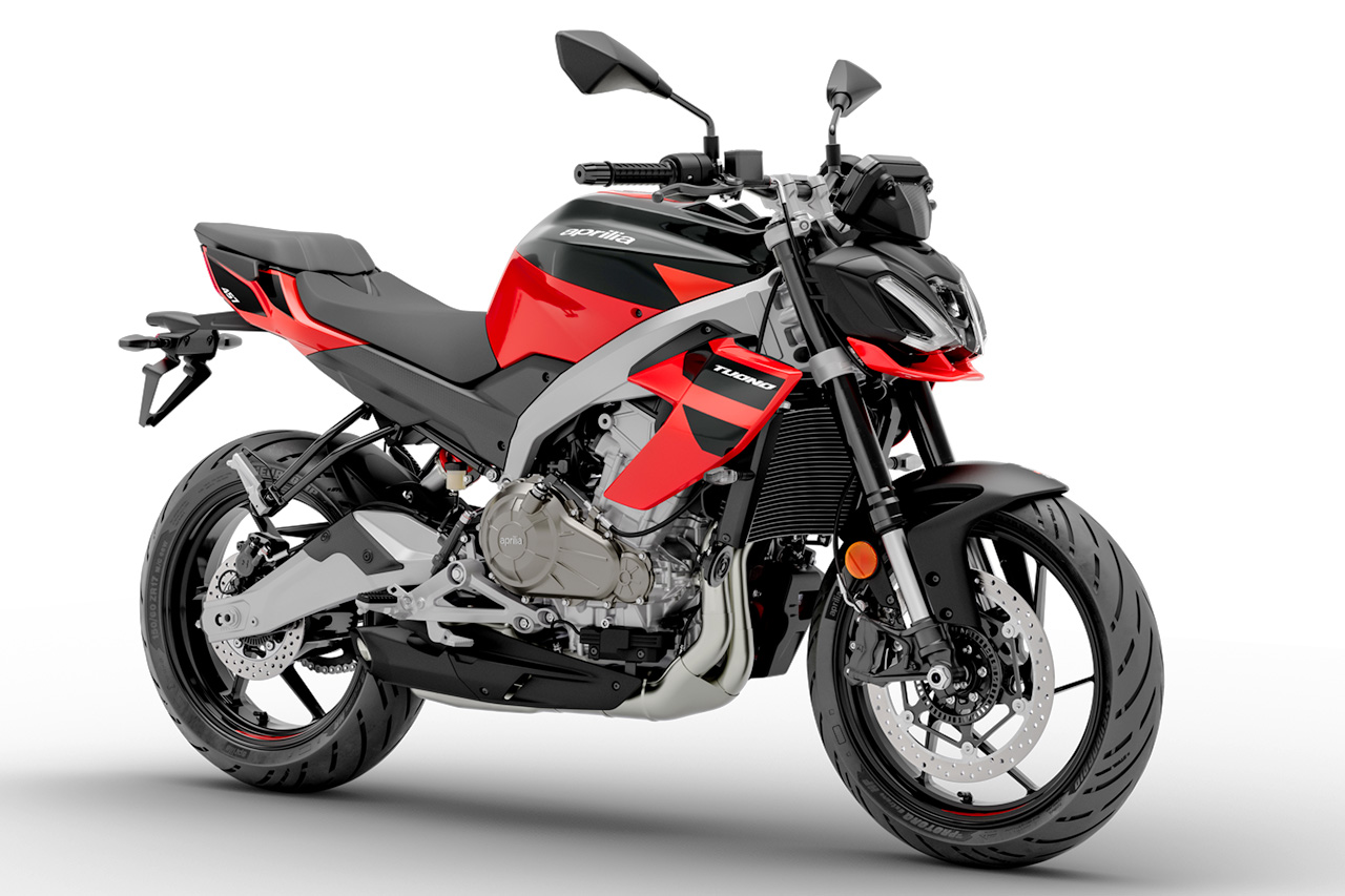 アプリリア、中排気量ネイキッドスポーツの新規モデル『Tuono457』をミラノショーで初公開