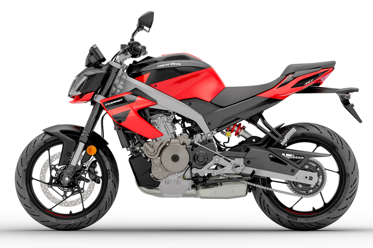 アプリリア、中排気量ネイキッドスポーツの新規モデル『Tuono457』をミラノショーで初公開