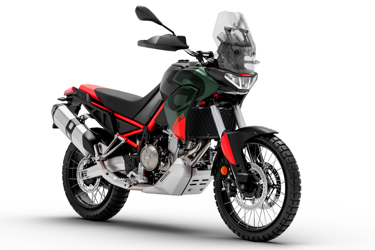 アプリリア、優勝マシンから着想を得た新型『トゥアレグ・ラリー』を初公開。『トゥアレグ660』の最新モデルも同時発表